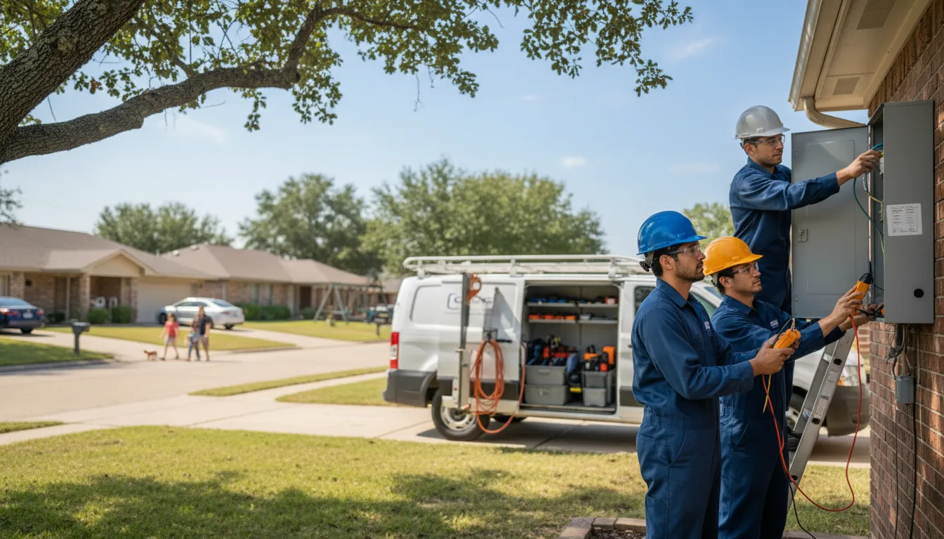 Certified electrician providing emergency electrical services in Flagtown, NJ